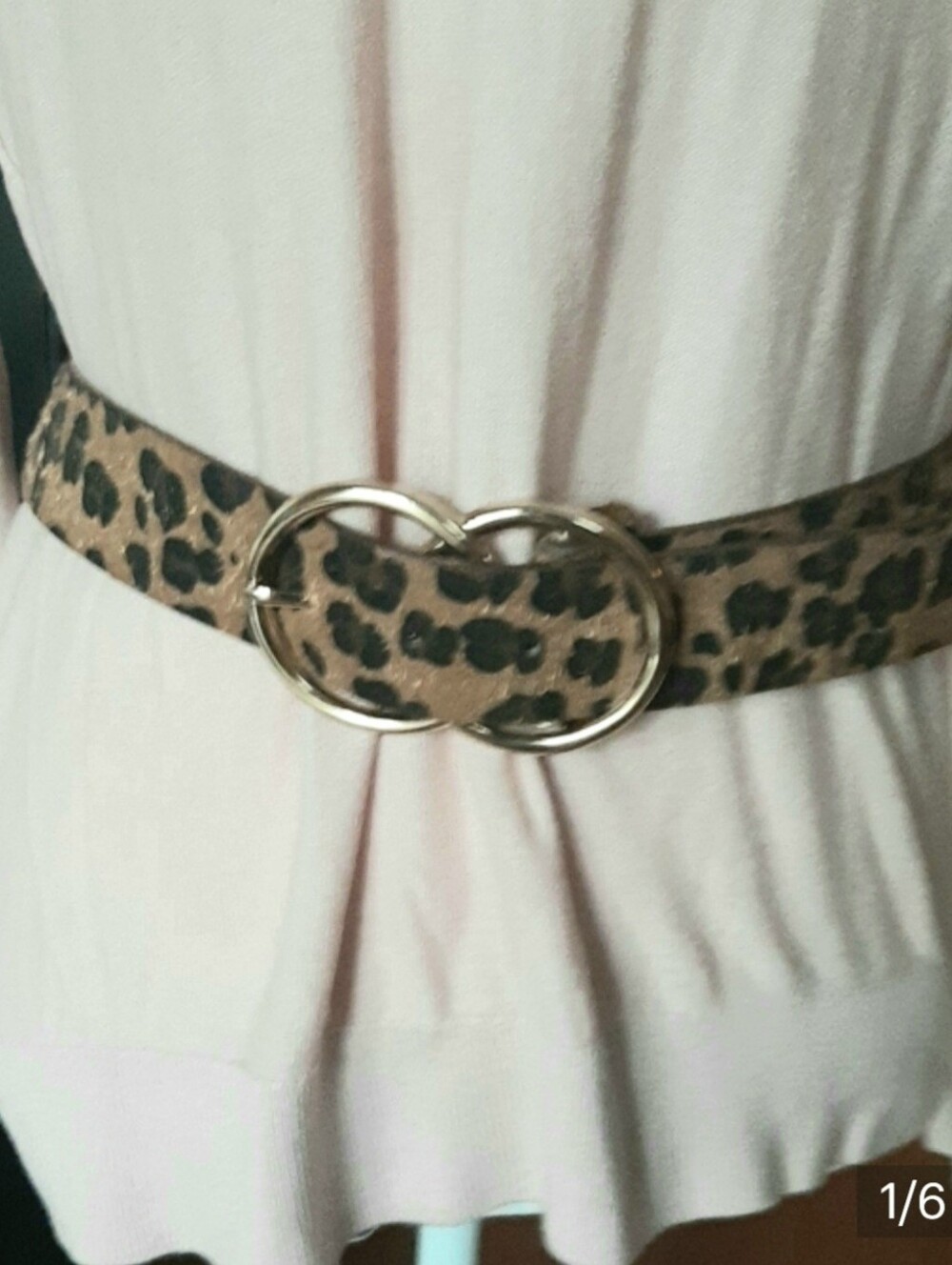 Leopard Print Belt